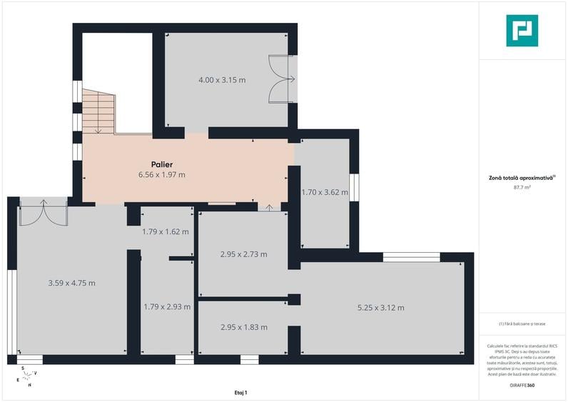 Casă cu 6 camere cu Teren 464 Mp în Pârneava