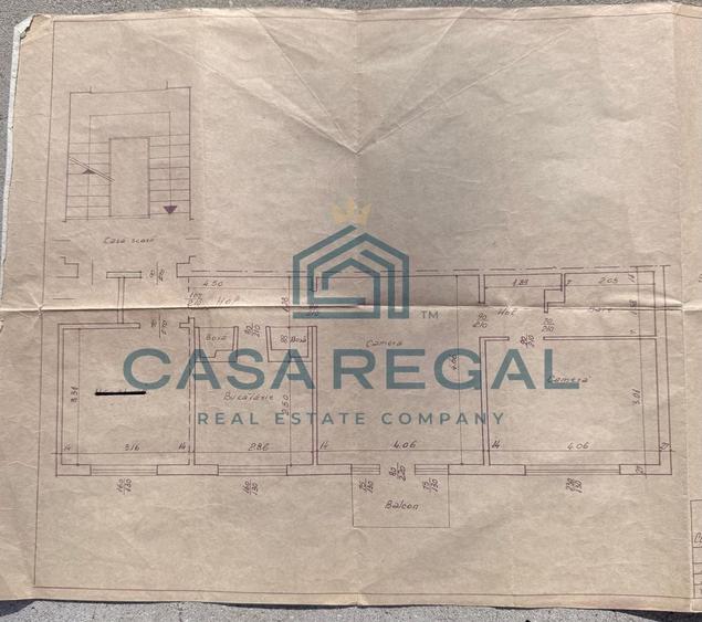 Apartament cu 3 camere semidecomandat, mobilat în Rogerius