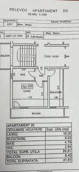 Apartament cu 2 camere decomandat în Central