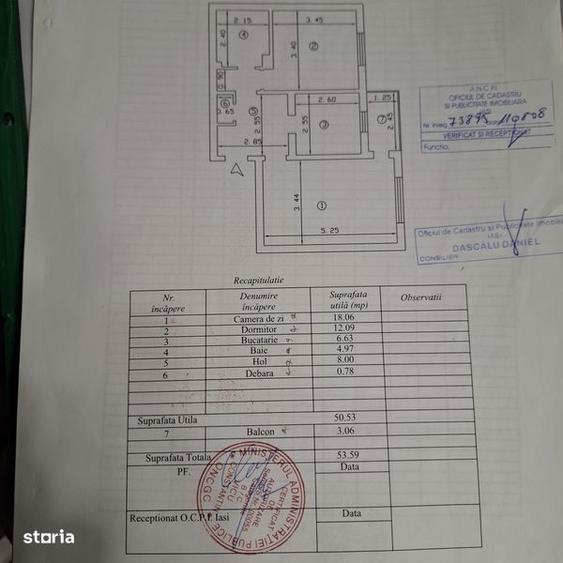 Apartament cu 2 camere în Zimbru