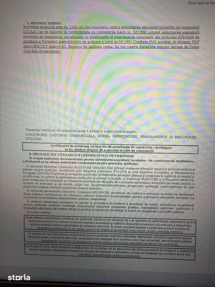 Teren de 1100 mp, în Pătrăuți