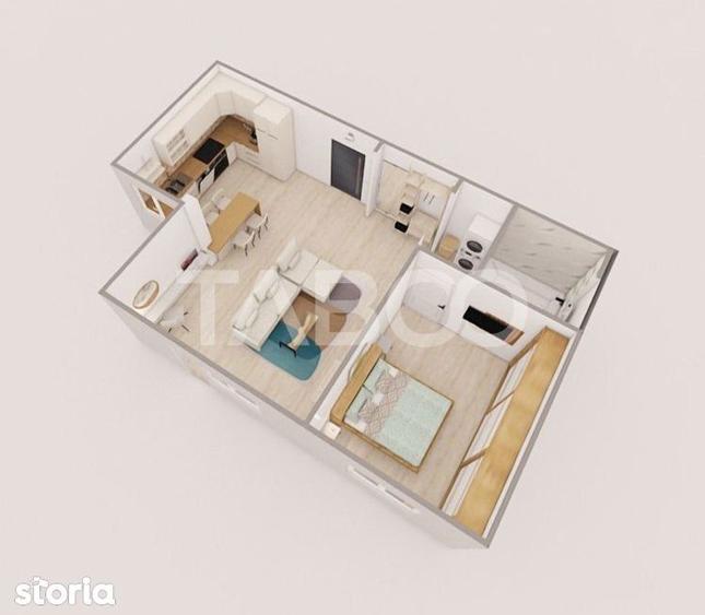 COMISION 0% Apartament cu 2 camere 60 mpu balcon 12 mp Rahovei Sibiu - 8