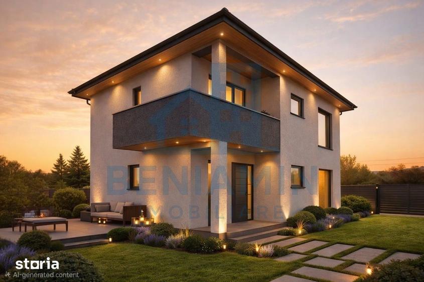 Casă cu 5 camere cu Teren 600 Mp în Sânpetru