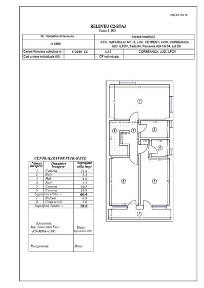 Casă cu 4 camere cu Teren 301 Mp în Corbeanca
