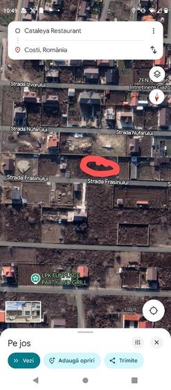 Teren de 500 mp, în Costi