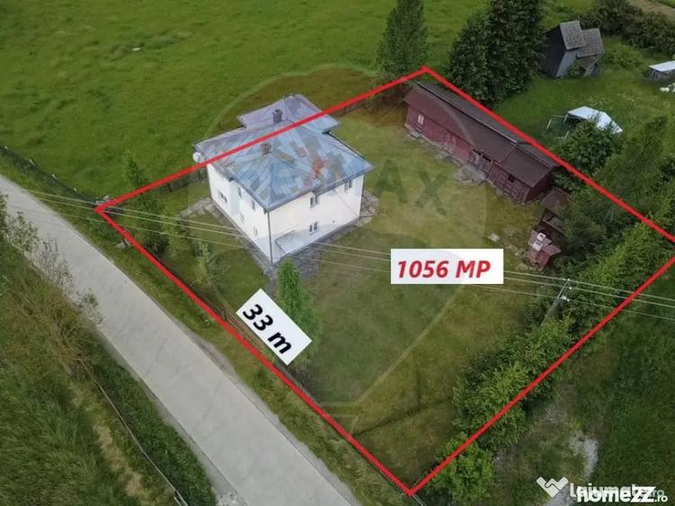 Casă cu 5 camere cu Teren 1056 Mp în Șaru Dornei