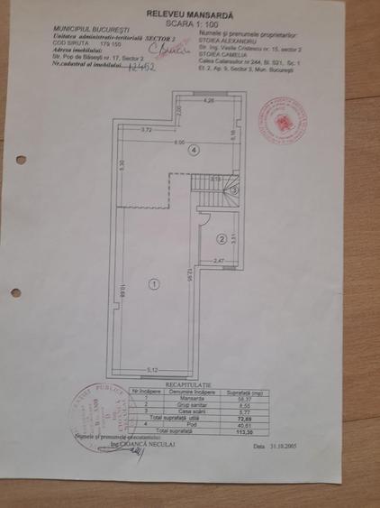 Casă individuală cu 7 camere cu Canalizare în Foișorul de Foc