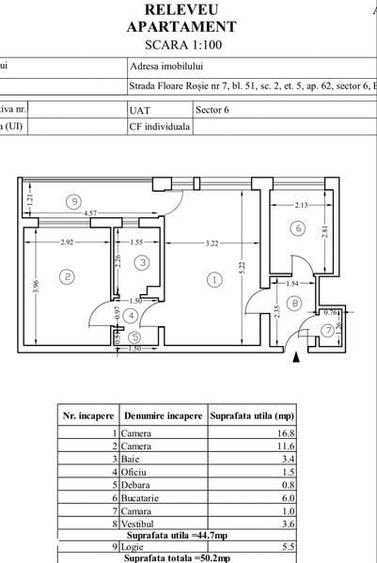 Apartament 2 camere la 400m de metrou Gorjului - 1