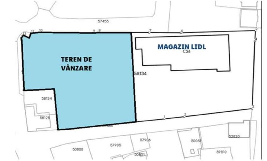 Teren Construcții intravilan de 6988 mp, în Luduș