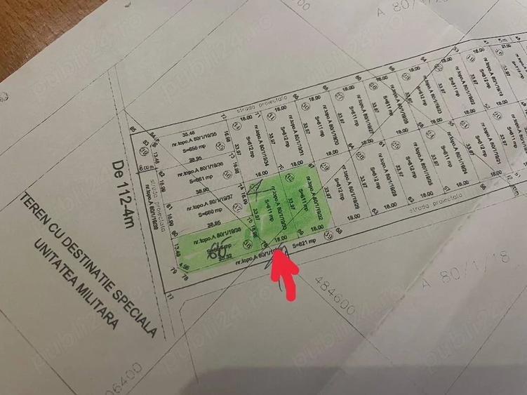 Teren de 611 mp, în Dumbrăvița