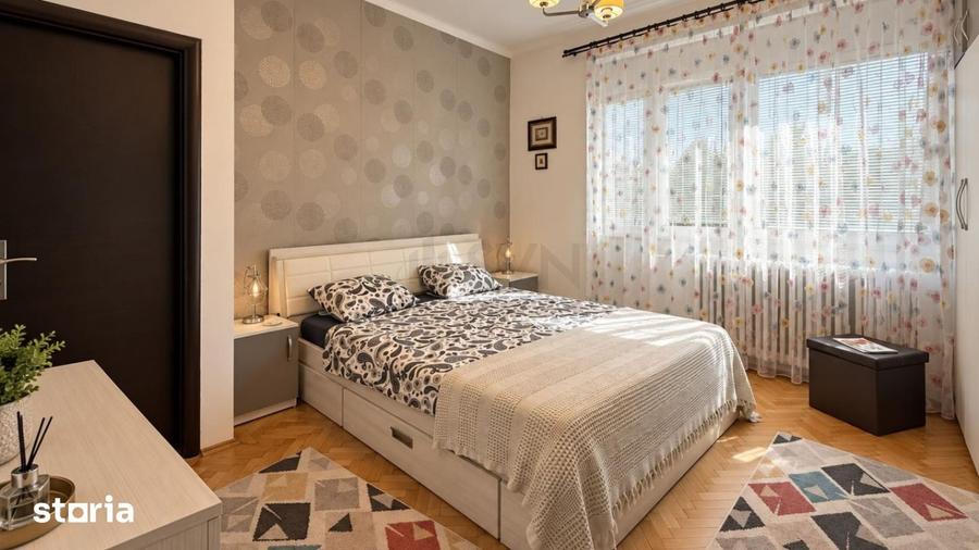 Apartament cu 3 camere semidecomandat, mobilat în Victoriei