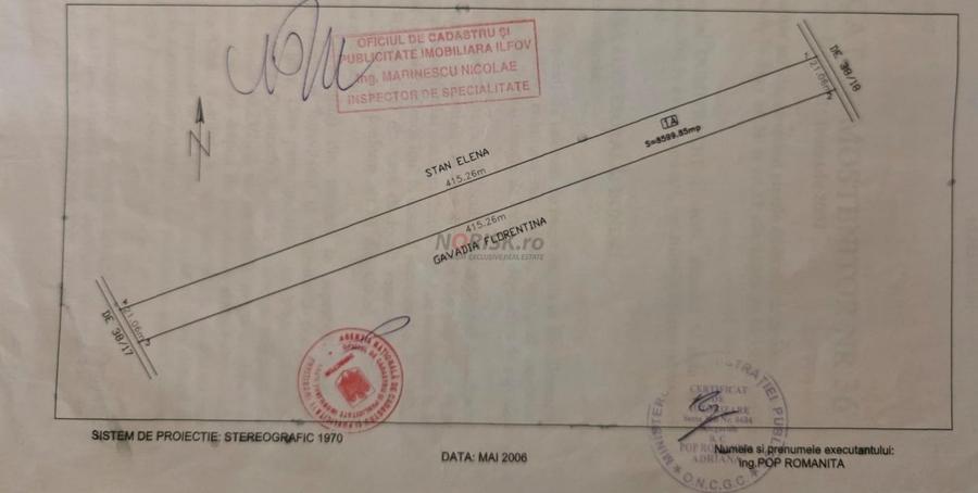 Teren Construcții intravilan de 2500 mp, în Ciorogârla