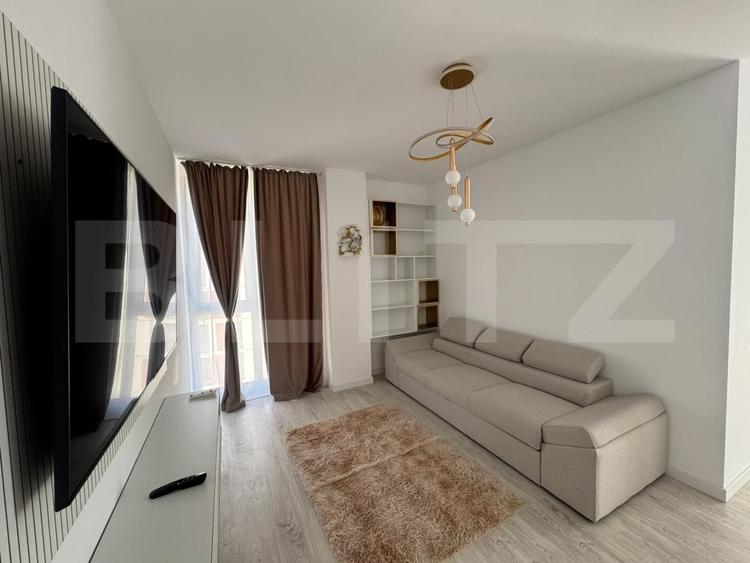 Apartament cu 2 camere semidecomandat, mobilat în Torontalului