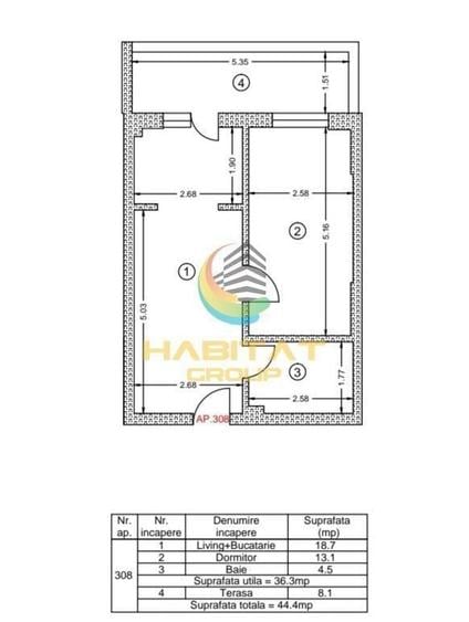 Apartament 2 camere+ parcare- mutare imediata - 2