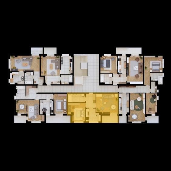 Apartament cu 2 camere decomandat în Cug