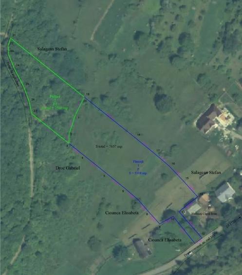 Teren Construcții intravilan de 10000 mp, în Bistrița Bârgăului