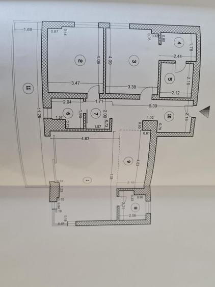 Apartament cu 3 camere decomandat în Băneasa