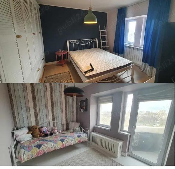 Apartament cu 3 camere decomandat, mobilat în Gara