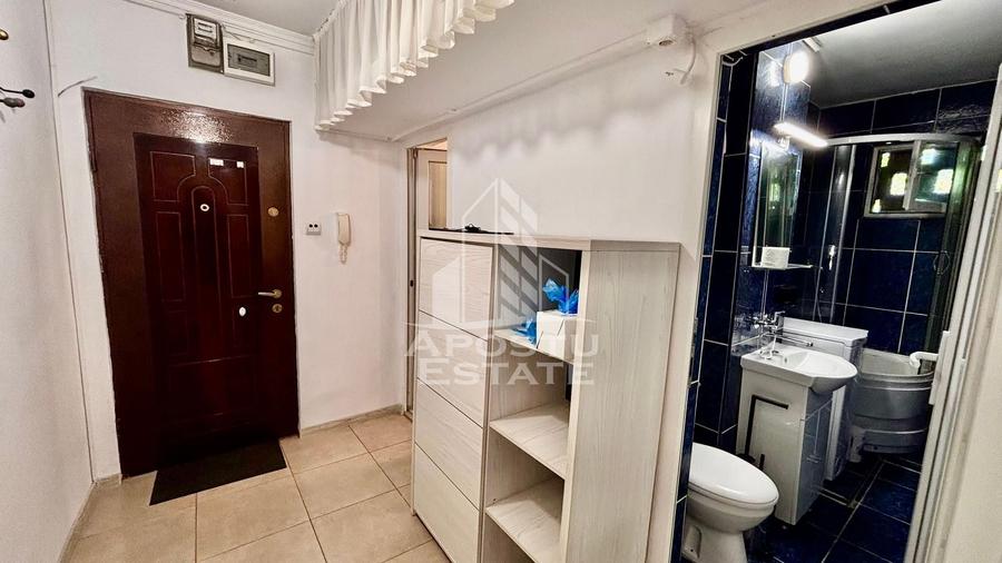 Apartament cu 2 camere nedecomandat, mobilat în Spitalul Județean