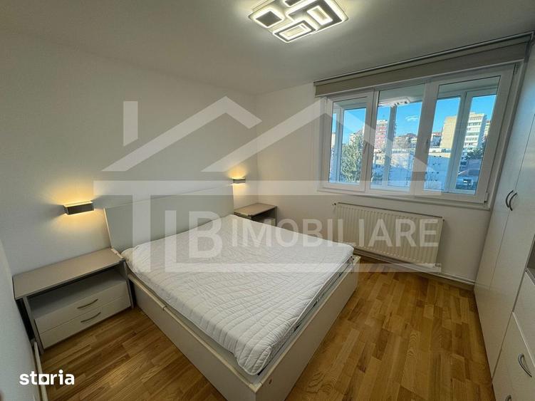 Apartament cu 3 camere decomandat, mobilat în Nord