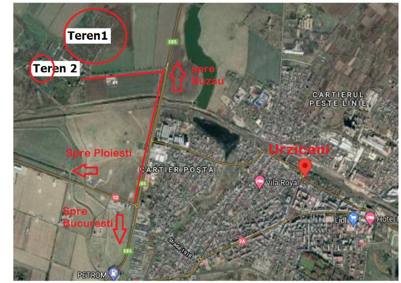 Teren Construcții intravilan de 131955 mp, în Central