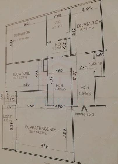 Apartament cu 3 camere decomandat în Central