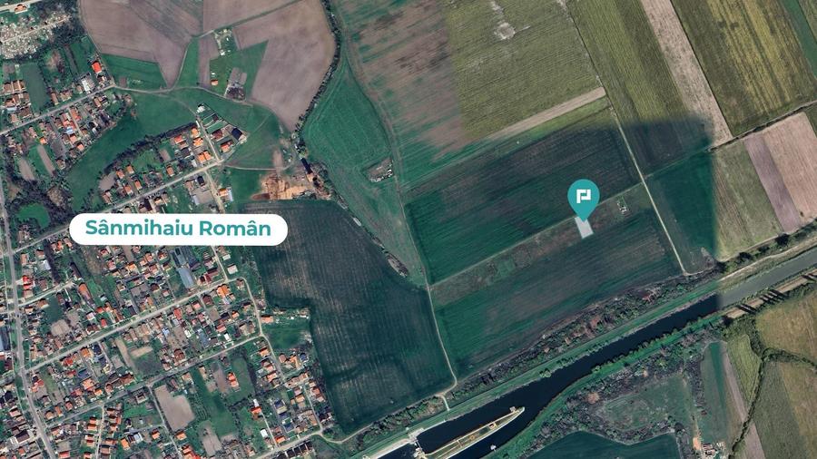 Teren Construcții intravilan de 665 mp, în Sânmihaiu Român