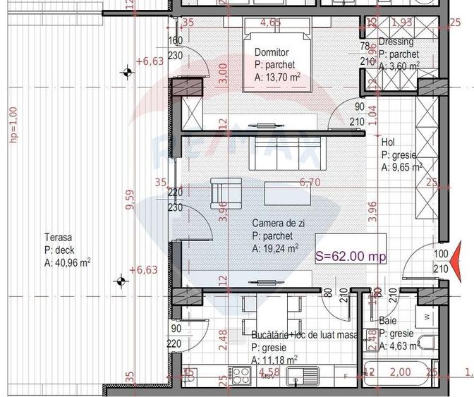 Apartament cu 2 camere semidecomandat, mobilat în Sopor