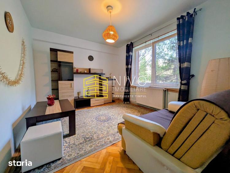 Apartament cu 2 camere decomandat, mobilat în Dâmbu Pietros