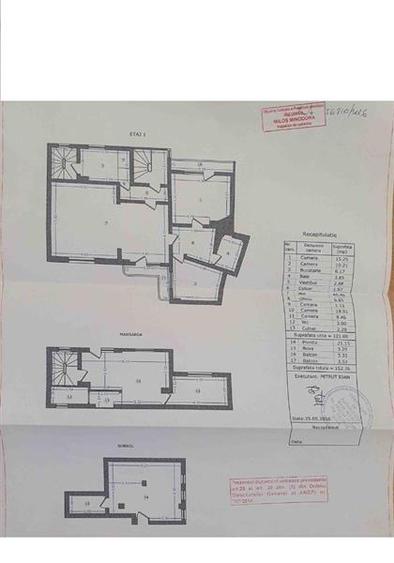 Apartament cu 3 camere semidecomandat în Eminescu