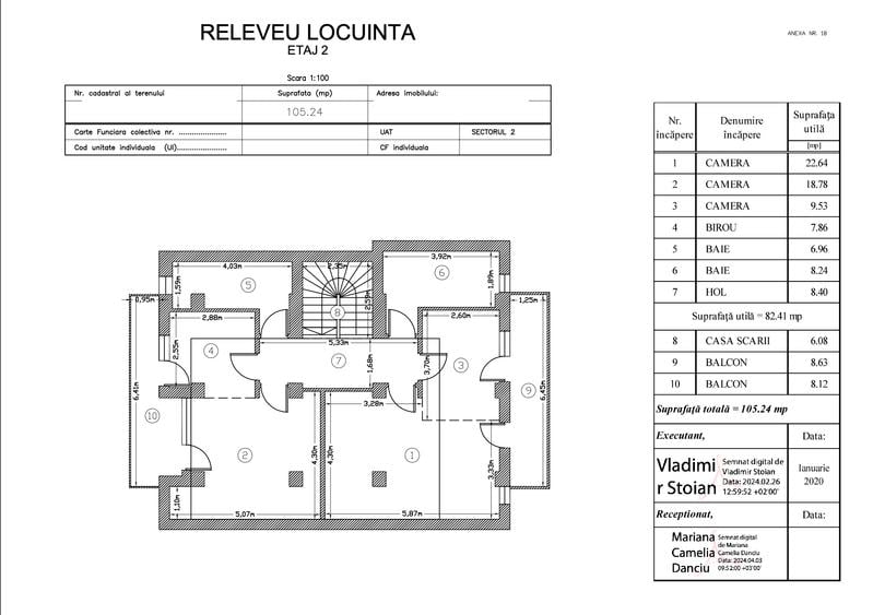 Casă individuală cu 4 camere cu Teren 200 Mp în Lacul Tei