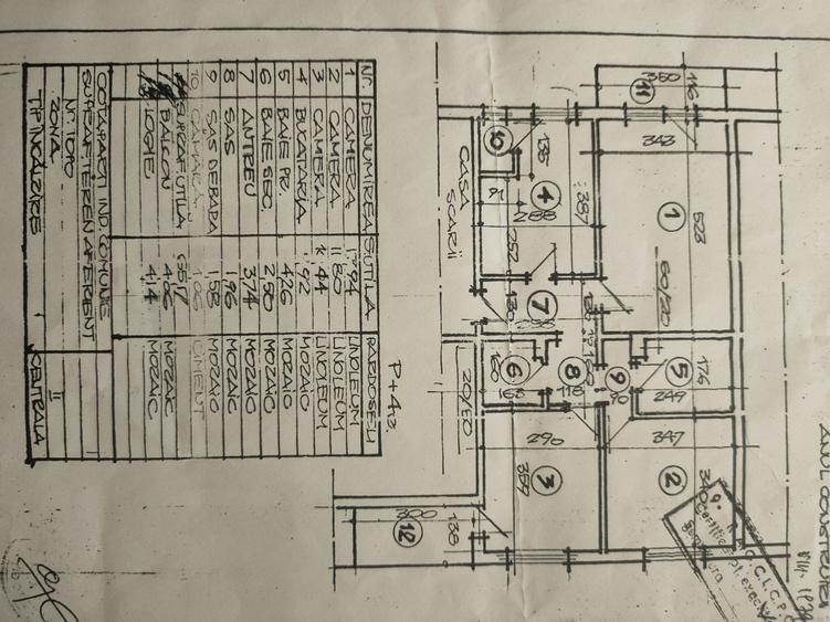 Vand apartament 3 camere, 66mp-Dej, str. Crangului - 1