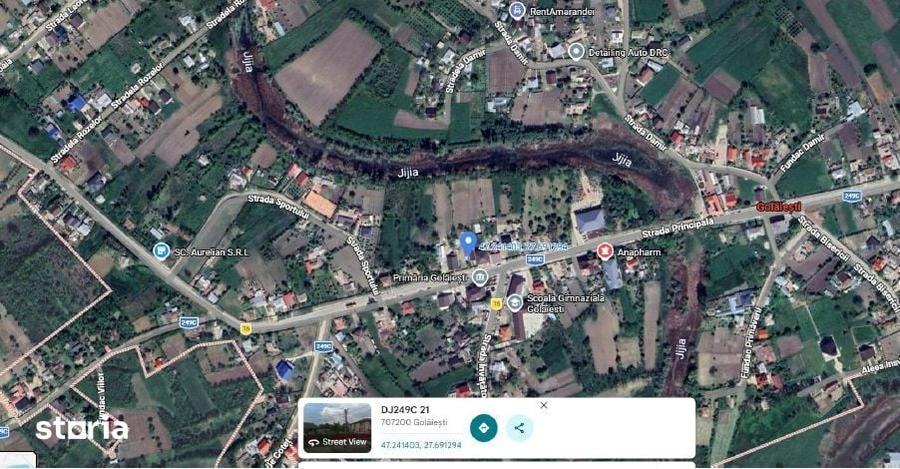 Casă cu 2 camere cu Teren 37 Mp în Golăiești