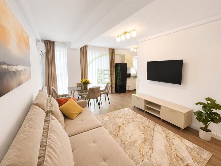 Apartament cu 2 camere semidecomandat, mobilat în Otopeni