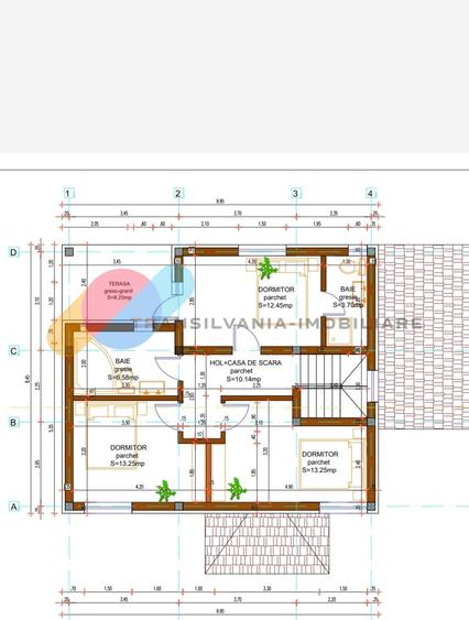 Casă individuală cu 4 camere cu Canalizare în Jucu de Sus