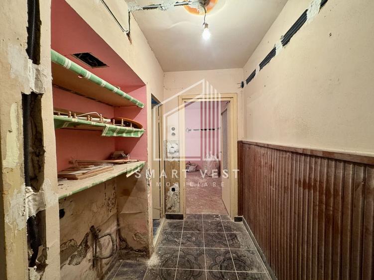 Apartament cu 2 camere semidecomandat în Solidarității
