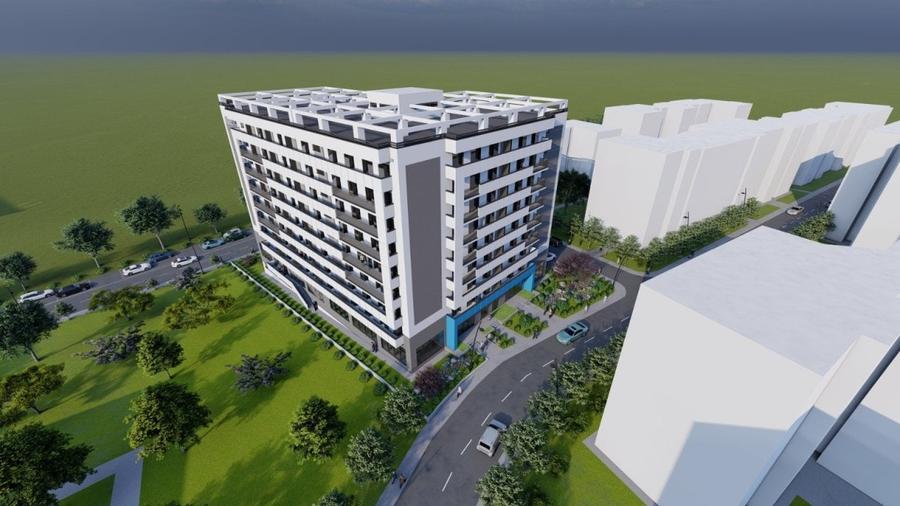Apartament cu 3 camere semidecomandat în Nicolina