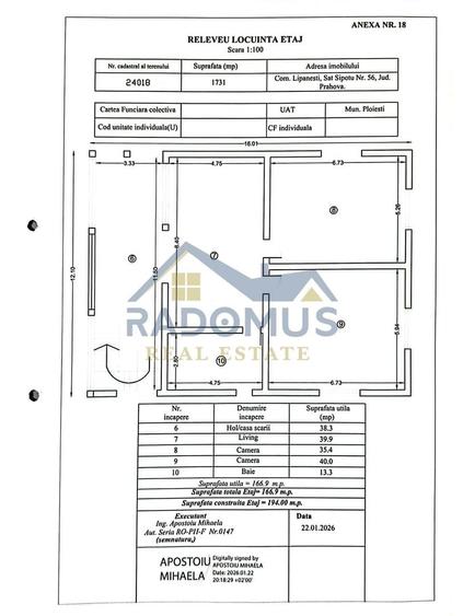Casă individuală cu 6 camere cu Canalizare în Lipănești