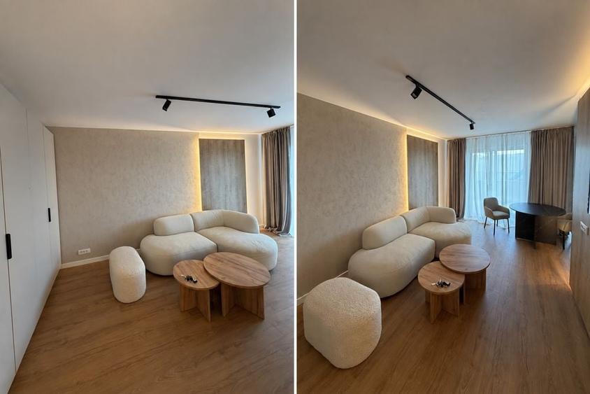 Apartament cu 2 camere semidecomandat în Central