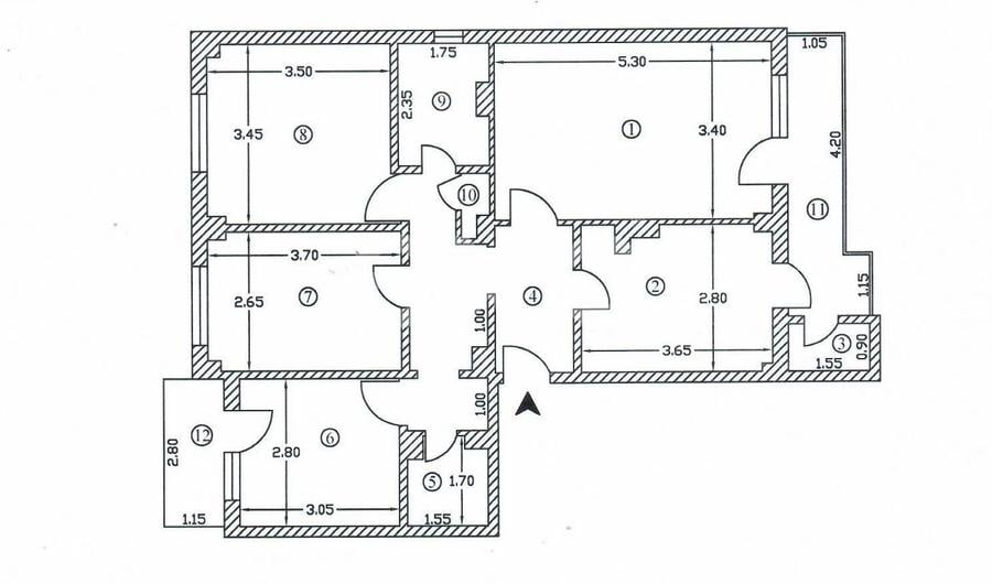 Apartament cu 2 camere decomandat în Războieni