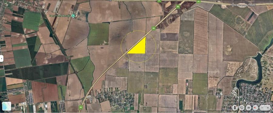 Teren Construcții extravilan de 100000 mp, în Tunari