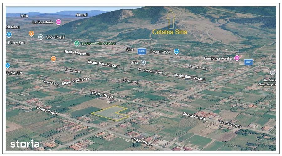 Teren de 4100 mp, în Central