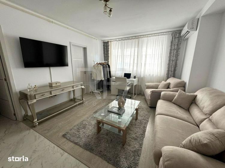 Apartament cu 2 camere, mobilat în Păcii