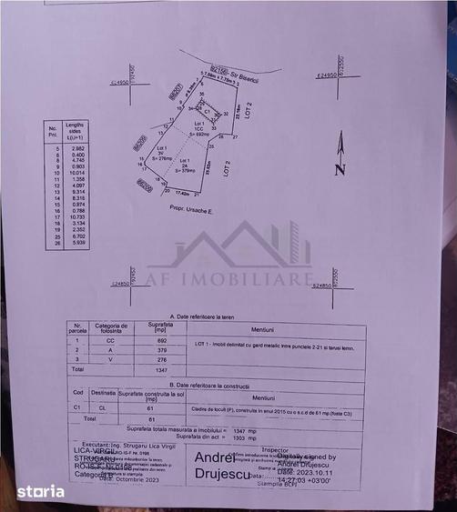 Casă cu 2 camere cu Teren 1347 Mp în Miroslava