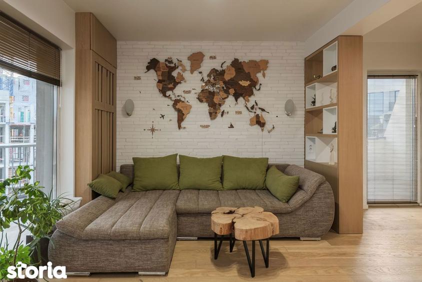 Apartament cu 3 camere, mobilat în Între Lacuri