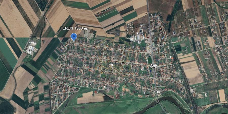 Teren Construcții intravilan de 1500 mp, în Șag