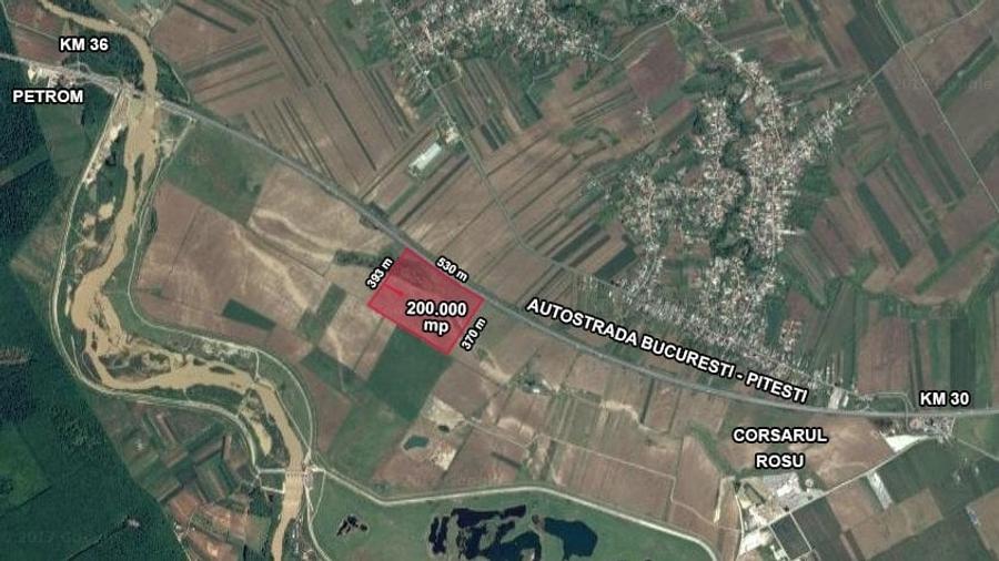 Teren agricol extravilan de 200000 mp, în Florești-Stoenești