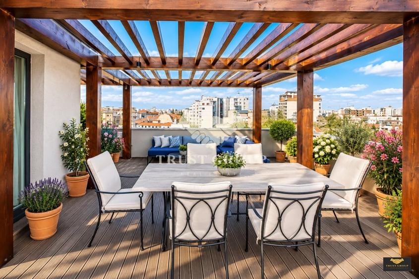 Penthouse cu 4 camere semidecomandat, mobilat în Grădina Icoanei — fotografia 1