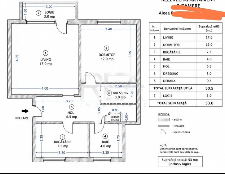 Apartament cu 2 camere decomandat, mobilat în Berceni