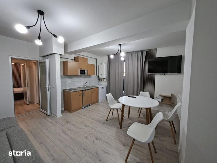 Apartament cu 2 camere semidecomandat, mobilat în Dâmbul Rotund